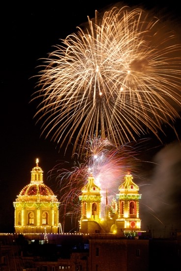 Fireworks at Village Festa