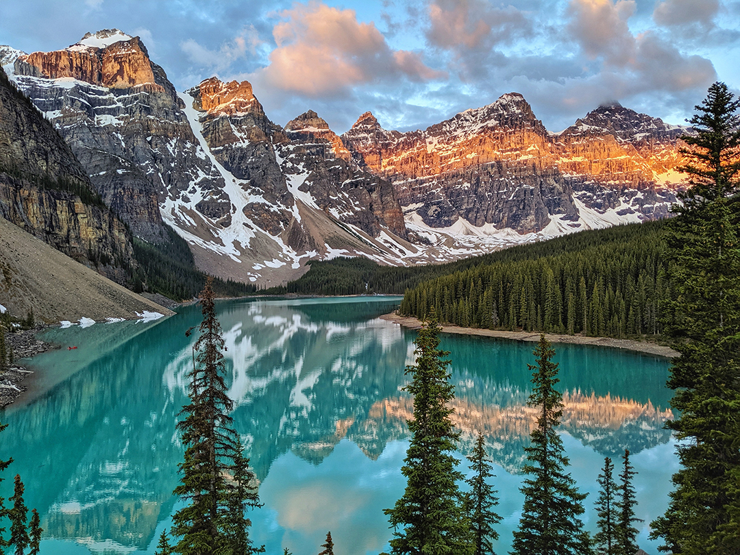 Tote Bag of Ice Castle on Lake Louise. Banff National Park